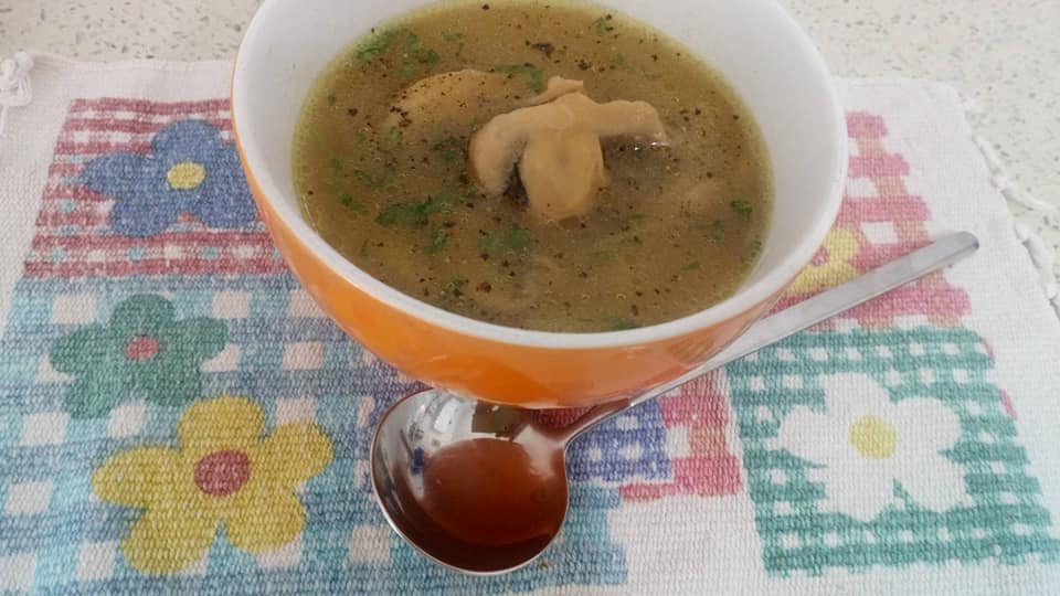 מרק פטריות קטיפתי